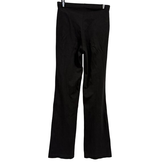 Veronica M Black Knit Flare Leggings Size S - Picture 2 of 6